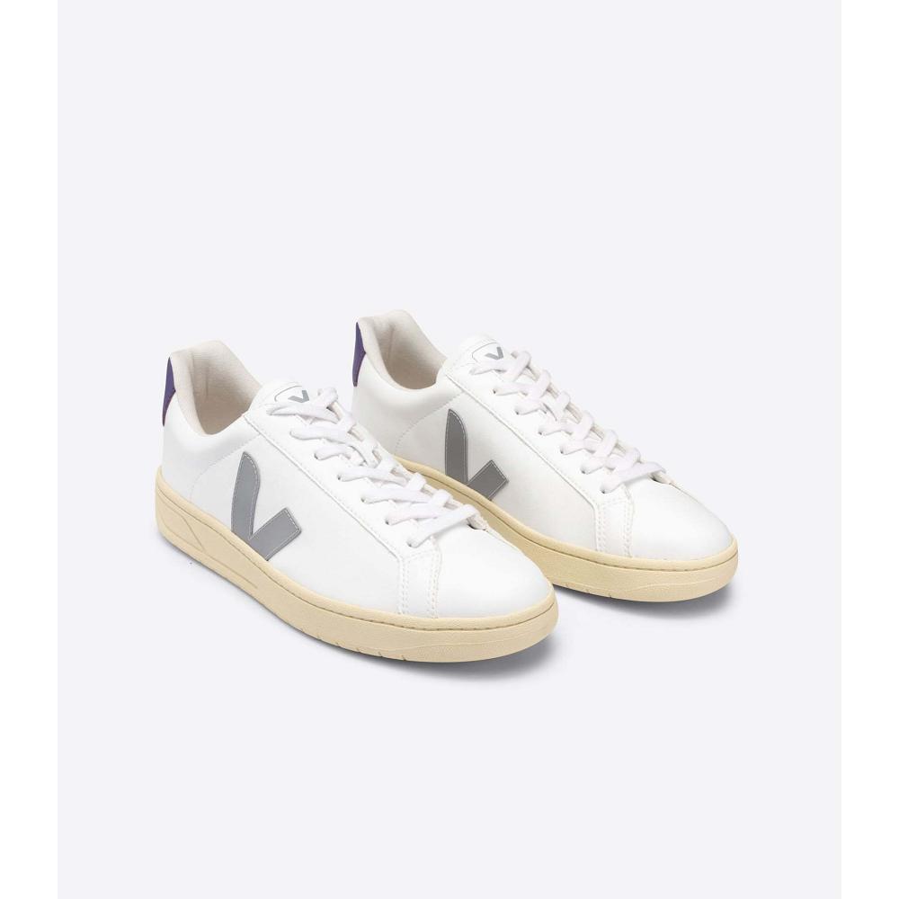 Women's Veja URCA CWL OXFORD-GREY Sneakers White/Purple | SG 633RVD